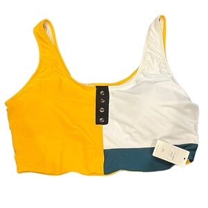 Coral Reef Swim colorblock swim top size 3XL 22/24